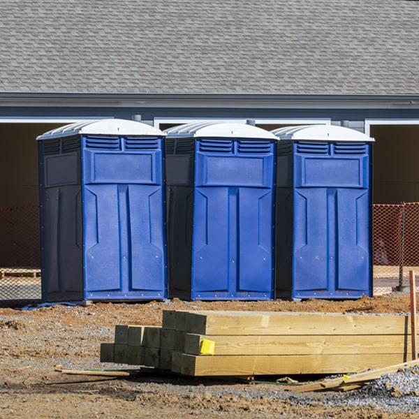 is there a specific order in which to place multiple porta potties in Ramsey